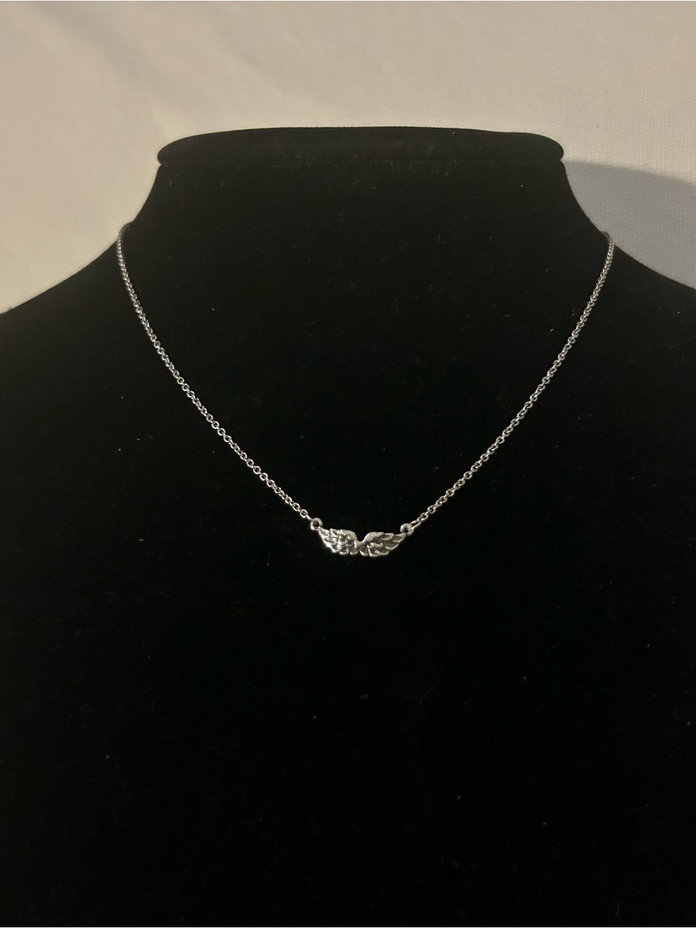 Retired James Avery Necklace sterling silver 925 Take Flight Wing
